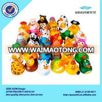 OEM/ODM welcomed custom floating rubber duck PVC bath toy for children shower