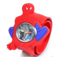 Promotion Customized Spider man silicone slap watch