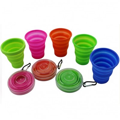 Advertisable hot selling Collapsible silicone fold cup