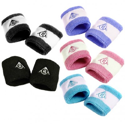 Customized logo cotton wrist sweat band