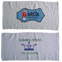 Customized Silk-screen printed face compressed towel