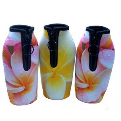 Reusable Durable Heat-transfer printing neoprene bottle bag