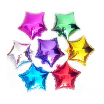 Wholesale Happy birthday Star shape Helium Foil Balloons