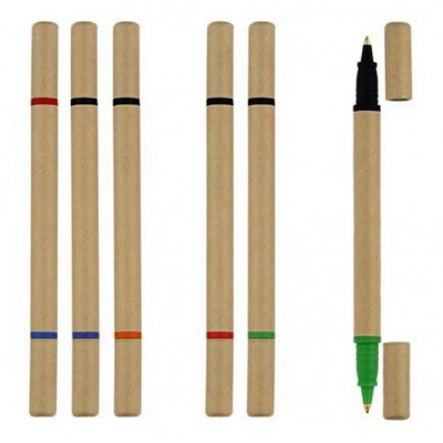 Eco Advertising Kraft Paper BallPoint Pens Recycled Paper Pen