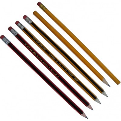 Customized stripe Wood Pencil for business Gifts