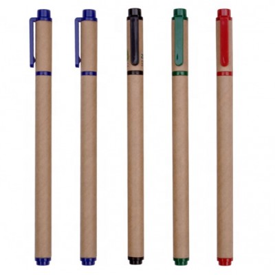 Promotional Item Eco Recycled Paper Pen used in School