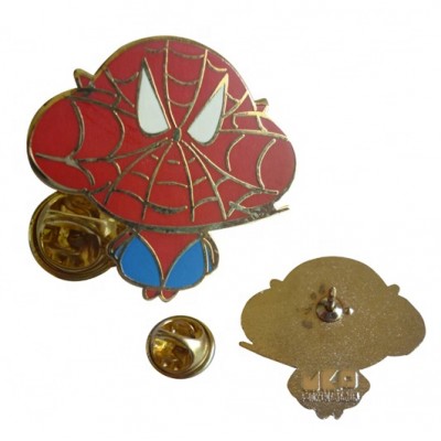 Customized Lovely Spiderman shape pin badge