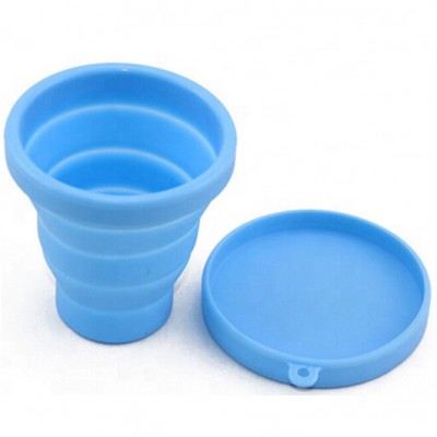 Hot selling Promotion Silicone fold cup,food grade silicone foldable cup